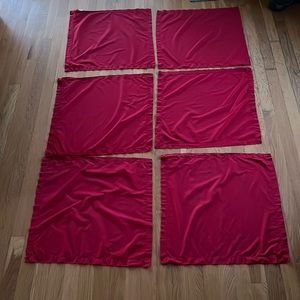 Williams-Sonoma Classic Red Cotton Napkins S/6 19’ square
